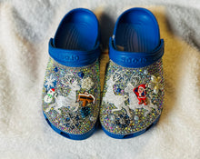 Load image into Gallery viewer, Holiday Themed Blinged Crocs

