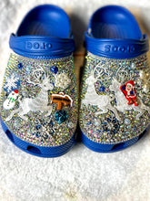 Load image into Gallery viewer, Holiday Themed Blinged Crocs
